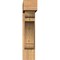 Ekena Millwork Olympic Block Smooth Bracket w/ Offset Brace, Western Red Cedar, 7 1/2"W x 30"D x 34"H BKT0806X30X34OLY05SWR - alternate 2